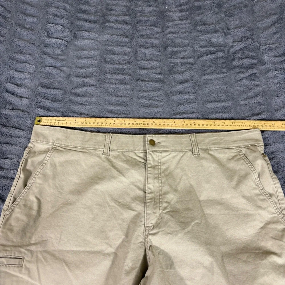 Brahma Men Utility Work Shorts 44 Stone Wash Tan Stretch 9 Inseam BR16100150199B